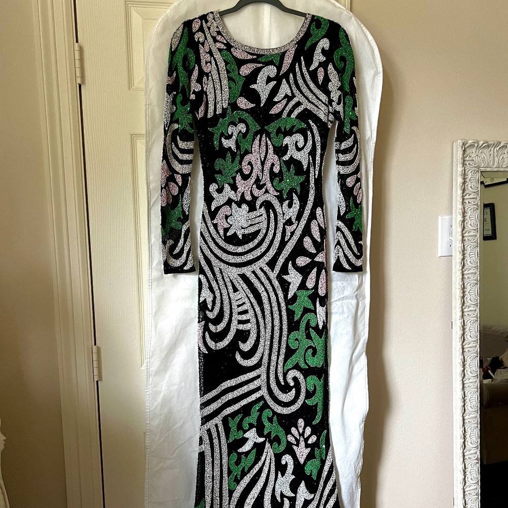 long sleeve mermaid dress